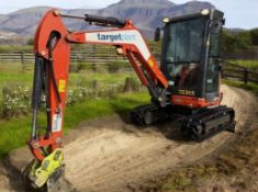 2021 KUBOTA U27-4 2.7T MINI EXCAVATOR / DIGGER – 2067 HOURS – WITH 3 BUCKETS