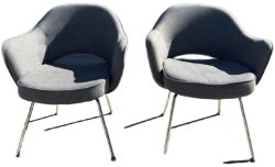 RECEPTION WAITING AREA GLASS TOP COFFEE TABLE AND 2X CHAIRS