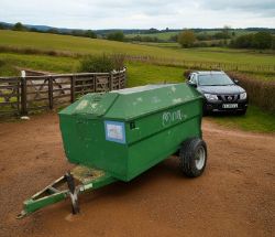 2250 LITRE BUNDED DIESEL BOWSER FUEL TANK