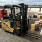 **(INCLUDES CHARGER)**2008 CAT EP18NT ELECTRIC FORKLIFT TRUCK