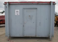 12FT SHIPPING CONTAINER TOILET BLOCK