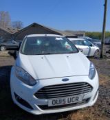 2015 FORD FIESTA ECONETIC TECH TDCI – 1.6 DIESEL – 2 SEAT VAN >>--NO VAT ON HAMMER--<<