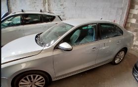 2012 VOLKSWAGEN JETTA SPORT TDI – 2.0 DIESEL MANUAL – SILVER – SALOON - NO VAT ON HAMMER