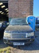 2007 LAND ROVER RANGE ROVER SP HSE TDV6 A 2.7L AUTOMATIC SUV - NO VAT ON HAMMER