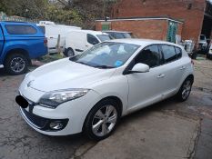 2012 RENAULT MEGANE DYNAMIQUE TOMTOM 1.6 VVT – PETROL – MANUAL >>--NO VAT ON HAMMER--<<
