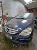 2007 MERCEDES-BENZ B180 CDI SE – 2.0 DIESEL – 5 SEATER MPV >>--NO VAT ON HAMMER--<<