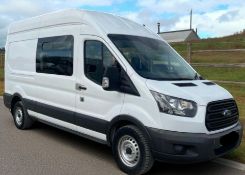 2018 FORD TRANSIT 350 LWB L3H3 WELFARE UNIT |TOWBAR | REAR TOILET & MICROWAVE