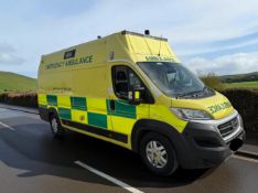 2016 FIAT DUCATO 42 MAXI MULTIJET POWER 3.0 EURO 6 – EX AMBULANCE – 6 SPEED MANUAL