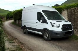 2018 FORD TR**(ONLY 71K MILEAGE)** ANSIT 350 L2H3 2.0 TDCI 130PS EURO 6 – 1 OWNER, BT FLEET,