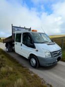 2011 FORD TRANSIT 100 T350L DOUBLE CAB TIPPER – 115K MILES