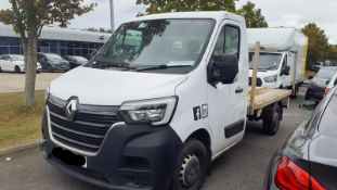 2020 RENAULT MASTER ML35 BUSINESS DCI FLAT BODY TRUCK WITH RAMPS – EURO 6