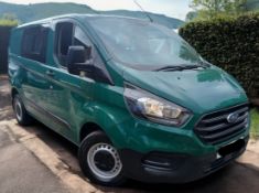 2019 FORD TRANSIT CUSTOM 300 BASE 6-SEATER CREW CAB VAN>>--NO VAT ON HAMMER--<<