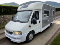 2002 FIAT DUCATO 2.8 JTD SUN ROLLER 4 BERTH FIXED BED MOTORHOME>>--NO VAT ON HAMMER--<<
