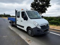 2016 VAUXHALL MOVANO F3500 L3H1 CDTI S/S CREW CAB TIPPER – 7 SEATER