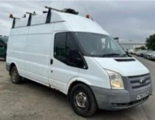 2014 FORD TRANSIT 125 T350 RWD LWB PANEL VAN – DIESEL, MANUAL, WHITE