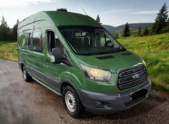 2017 FORD TRANSIT T350 130PS LWB WELFARE UNIT WITH REAR TOILET EURO 6