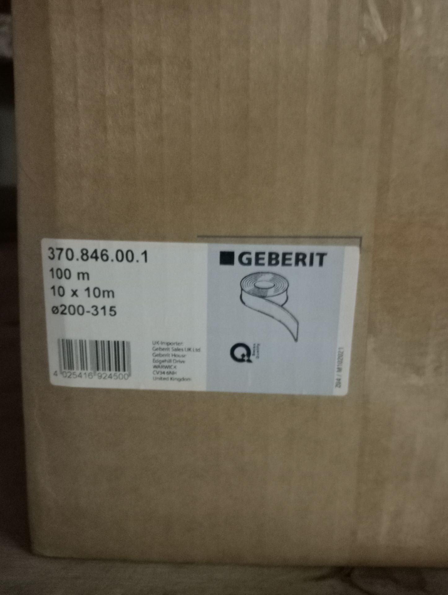 50 X GEBERIT PLASTIC INSERT STRIP FOR PIPE BRACKET - Image 2 of 5