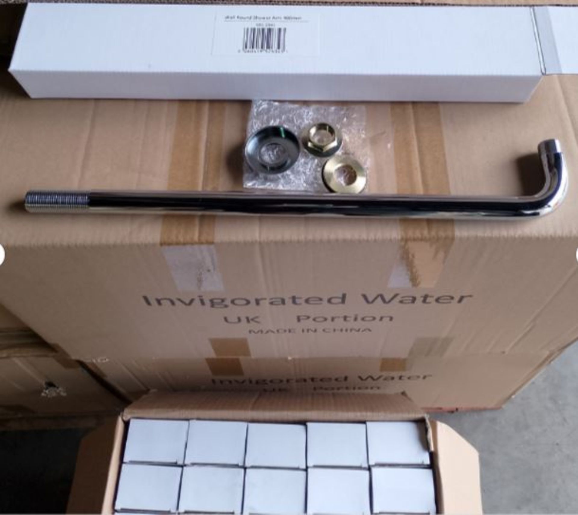 JOBLOT OF 26 SHOWER ARM 400MM WALL ROUND - Image 5 of 5