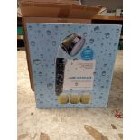 1 BOX FILTERED SHOWER HEAD WITH HOSE PH REJUVENATE SHOWER FILTER 8 UNITS INTOTAL