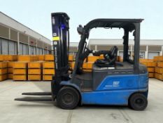 **(INCLUDES CHARGER)**2017 BYD ECB35C ELECTRIC FORKLIFT – 3.5 TONNE