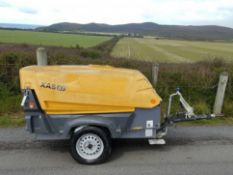 ATLAS COPCO XAS67 ROAD TOW COMPRESSOR – 2013 – 3.6 M³/MIN