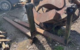 8 FOOT LONG FORKLIFT PALLET FORK TINES