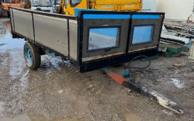 3 TON SINGLE AXLE TRACTOR TIPPING TRAILER
