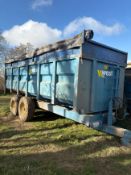 WEST 12 TON GRAIN & SILAGE TRAILER