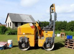 2012 TEREX TV800 VIBRATING ROLLER – 800MM – KUBOTA DIESEL – ELECTRIC START
