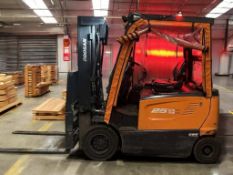 DOOSAN B25X-7 ELECTRIC 4-WHEEL FORKLIFT – 2,500 KG CAPACITY**(INCLUDES CHARGER)**