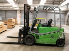 CESAB BLITZ 350 ELECTRIC 4-WHEEL FORKLIFT – 3,500 KG CAPACITY**(INCLUDES CHARGER)**
