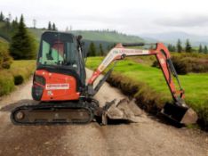 2017 KUBOTA U27-4 2.7T MINI EXCAVATOR