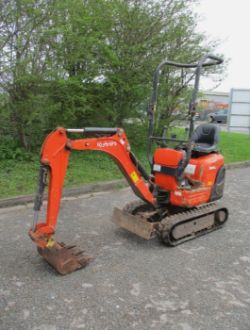 2014 KUBOTA K008 MICRO EXCAVATOR – 0.8 TON MINI DIGGER