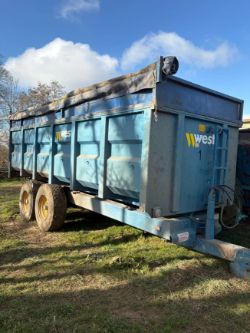 WEST 12 TON GRAIN & SILAGE TRAILER