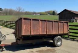 8 TON GRAIN MUCK TRAILER - TRACTOR