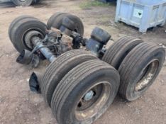 2 X ROR AXLES WITH DRUM BRAKES AND 215/75R17.5 TYRES – TRACTOR LOW LOADER TRAILER