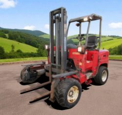 2005 MOFFETT MOUNTY M8 25.4 FORKLIFT – 2,500 KG LIFT – 4-WAY STEER – KUBOTA DIESEL