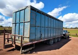 25FT ALUMINIUM CATTLE BOX – LIVESTOCK CONTAINER