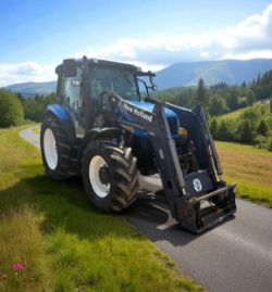 NEW HOLLAND T6010 WITH NH 740TL LOADER