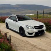 **(ONLY 66K MILEAGE)** 2013 MERCEDES-BENZ C63 AMG AUTO COUPE >>--NO VAT ON HAMMER--<<