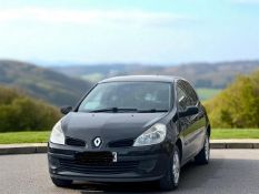 2006 RENAULT CLIO 1.2 16V EXTREME – 3DR HATCHBACK – BLACK >>--NO VAT ON HAMMER--<<