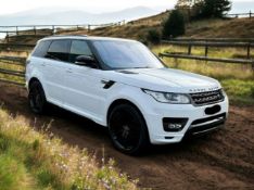 2017 LAND ROVER RANGE ROVER SPORT HSE SDV6 AUTO – WHITE – 98K MILES >>--NO VAT ON HAMMER--<<