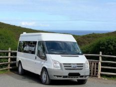 2011 FORD TRANSIT 2.4 TDCI 350 DURATORQ RWD L3 H2 MINIBUS >>--NO VAT ON HAMMER--<<