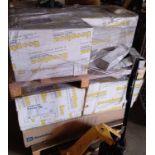 JOBLOT OF ECOPHON MASTER E T24 CEILING TILES WHITE 600 MM X 600 MM X 40 MM G3544 2022