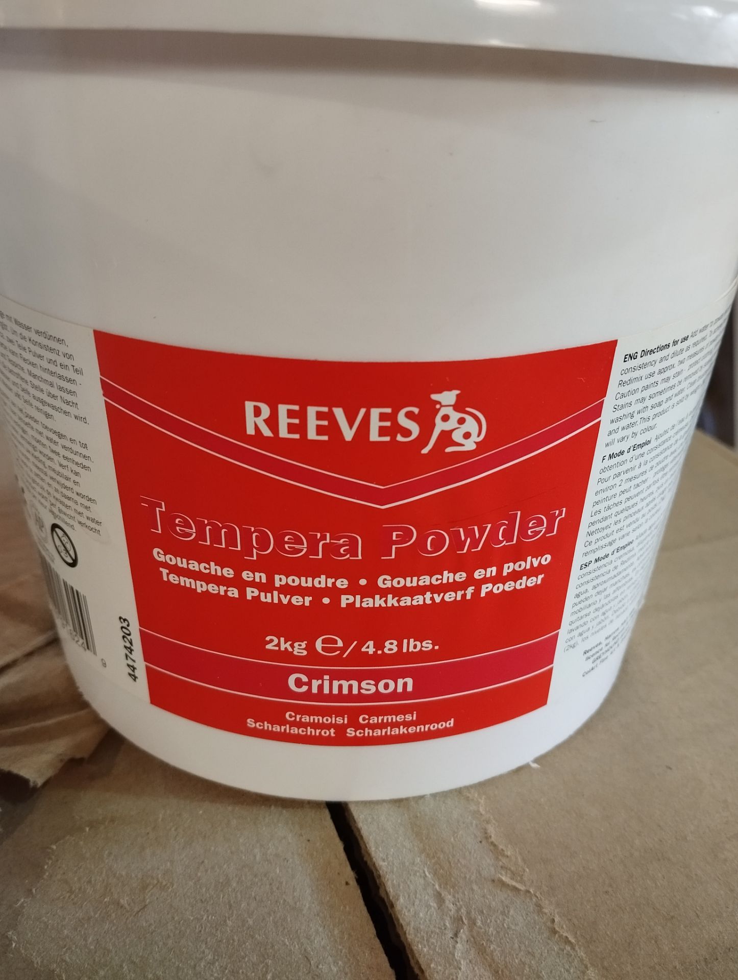 POWDER PAINT JOBLOT OF 104 X 2KG TEMPERA PALLET B - Image 7 of 7