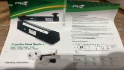 KINETIX IMPULSE HEAT SEALER 500MM STRAIGHT BAR RRP £56