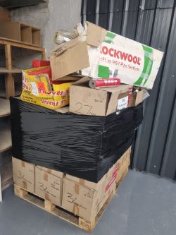 RESELLER PALLET INSULATED FIRE SLEEVE ROCKWOOL FULL PALLET INSULATION APPROX 400 UNITS - P18