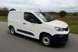 2019 (19 PLATE) PEUGEOT PARTNER 650 BLUEHDI VAN