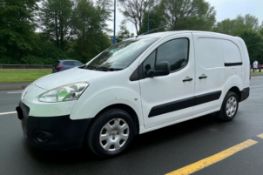 2013 (63 REG) PEUGEOT PARTNER 750 S 1.6 HDI LONG WHEEL BASE PANEL VAN