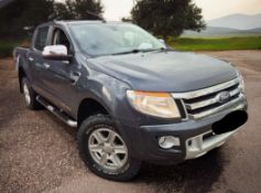 2014 FORD RANGER LIMITED 4X4 TDCI – GREY>>--NO VAT ON HAMMER--<<